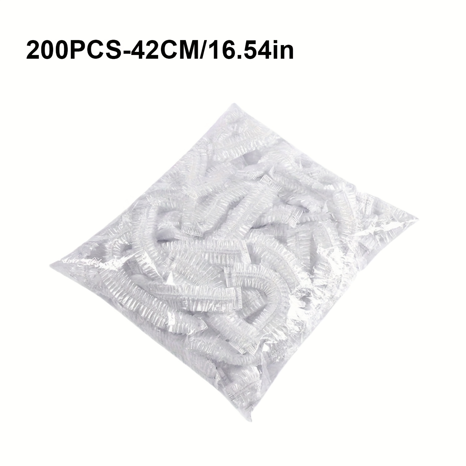 200 Couvercles Alimentaires élastiques TRKETK - Pour Conservation Fruits, Légumes, Viande | Blanc Et Couleur