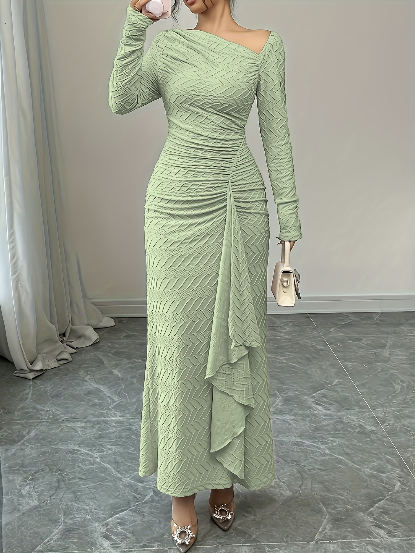 slim fit dress slacks bodycon jumpsuit by MAGIC Bodyfashion for a smooth silhouette
