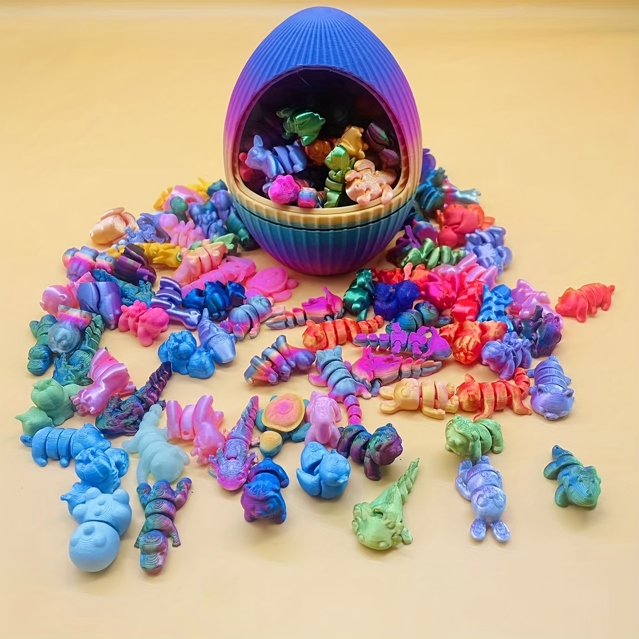 3d printed ow d gon egg multi animal sculpture set - Temu Mauritius