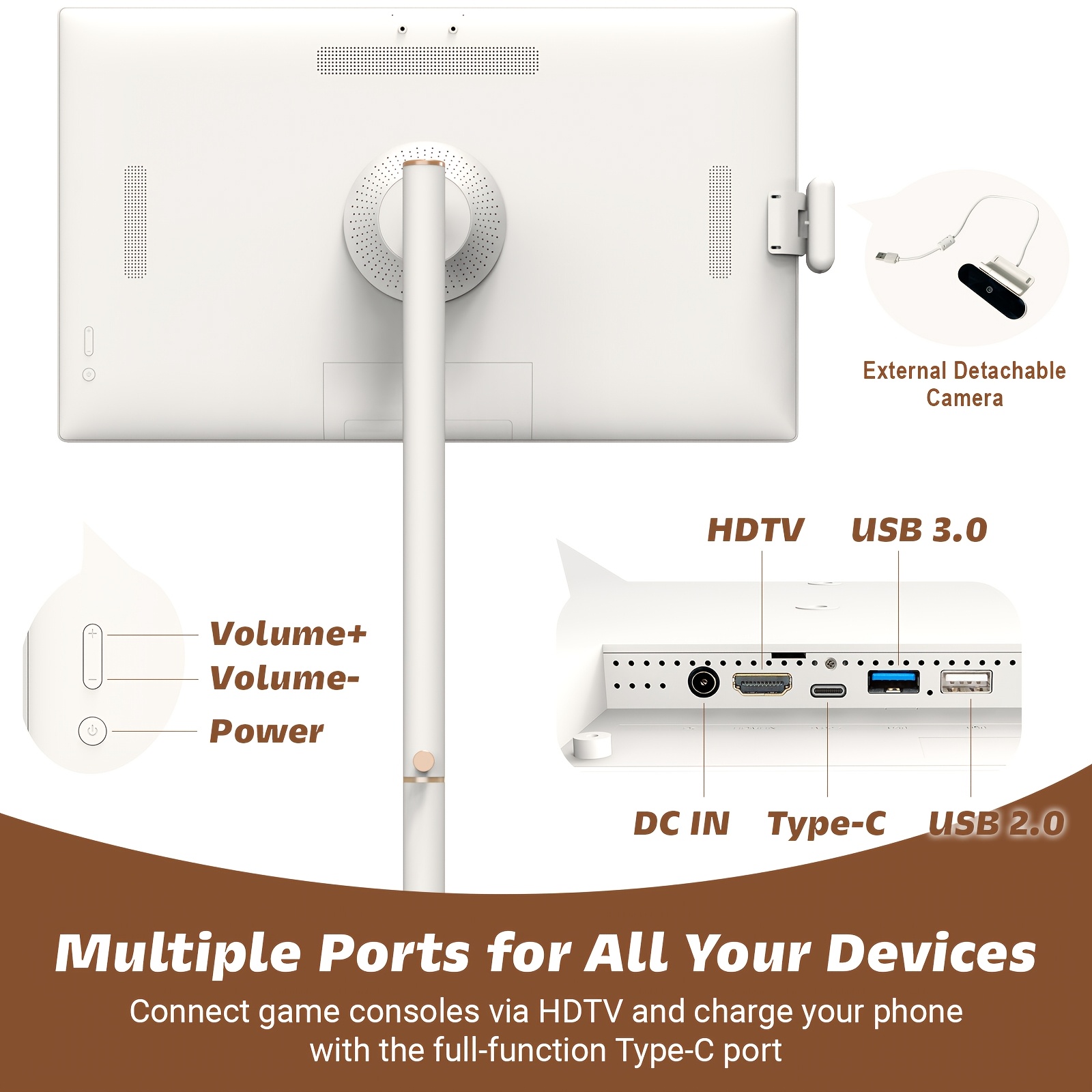 32   tablet touchscreen monitor portable smart   stand 8 8 gb   256gb rom tablet pad Product details 6