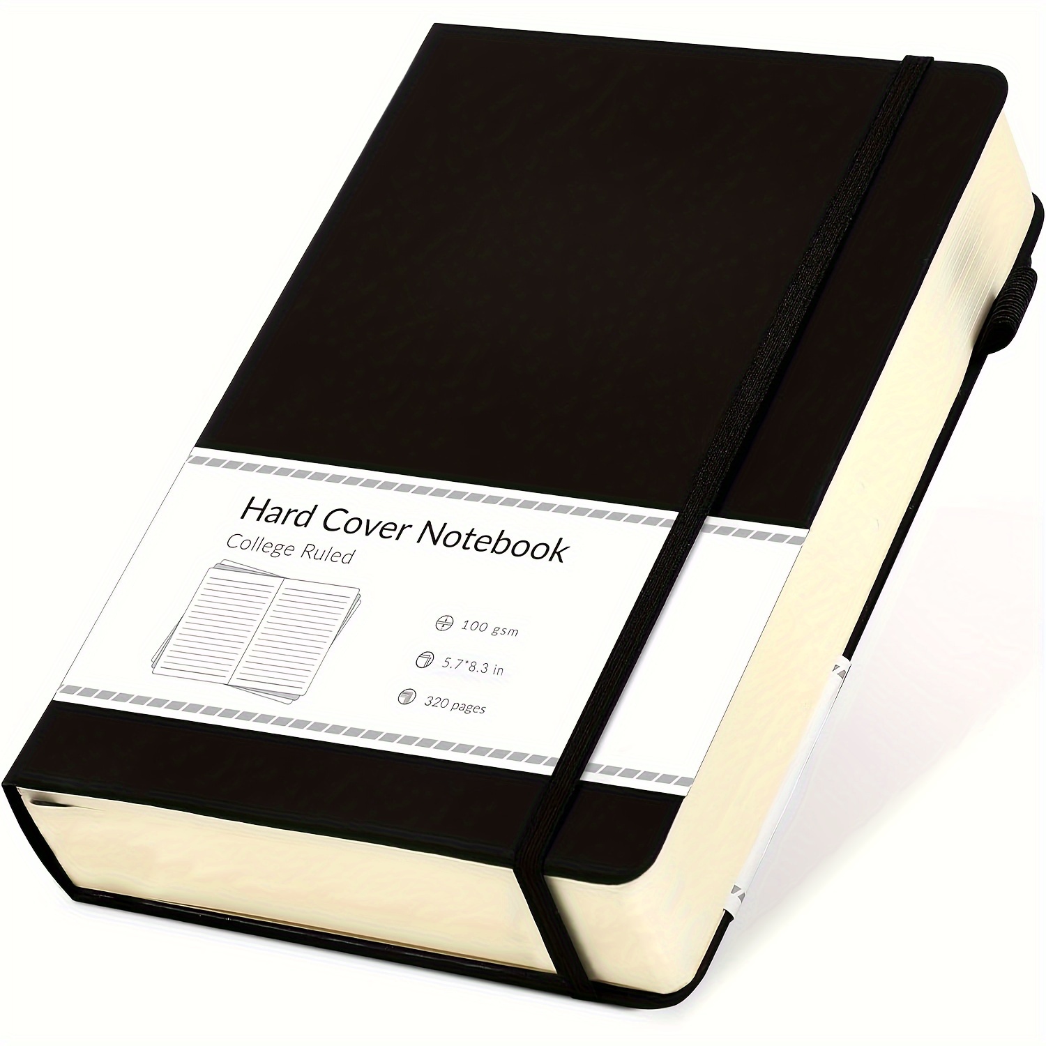 E-shop Premium A5 Hardcover-Tagebuch - 320 Seiten, 100gsm Dickes Papier, Linien- & Rasteroptionen, Ideal zum Schreiben und Notieren, College- und
