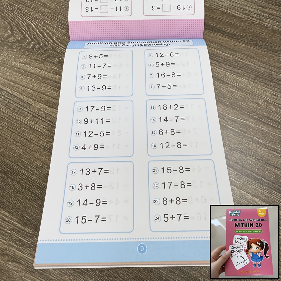 Math Daily Practice Book Workbook Suitable For Addition & Subtraction 10-100, Addition And Subtraction Drills For,, Homeschool & Use, Targeted Math Training Gift For School, Birthday Or Christmas