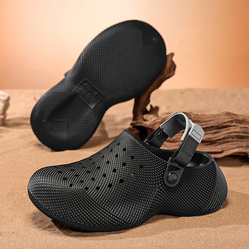 Men's Fashion Platform EVA Shoes, New Design - Slip-On, Breathable Soft-Soled Slippers, Suitable for Outdoor Comfort, Platform Shoes