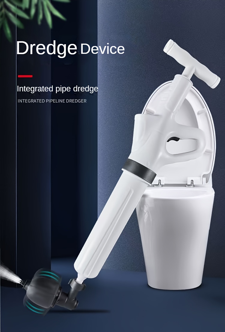 1pc heavy duty   gun powerful toilet plunger for unclogging bathroom sink and floor drains air plunger tool with adjustable pressure no electricity needed durable   Product details 2