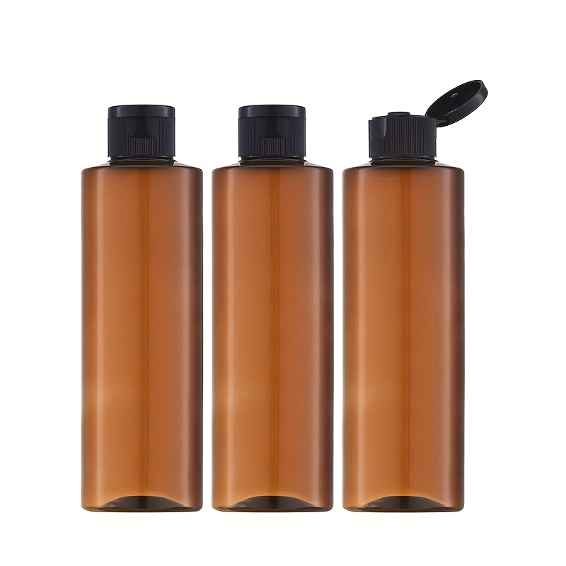E-shop 250 ml flacher, schulterloser Muschel-Plastikbehälter für Lotion, Shampoo und ähnliche Produkte