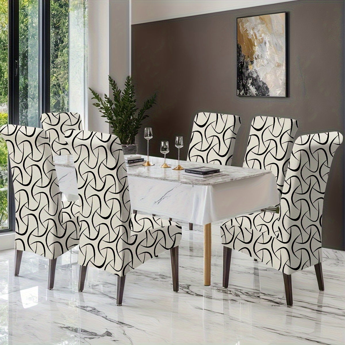 Chair Protector Navy Dining Room Chair Covers Buy Cortina Set Of