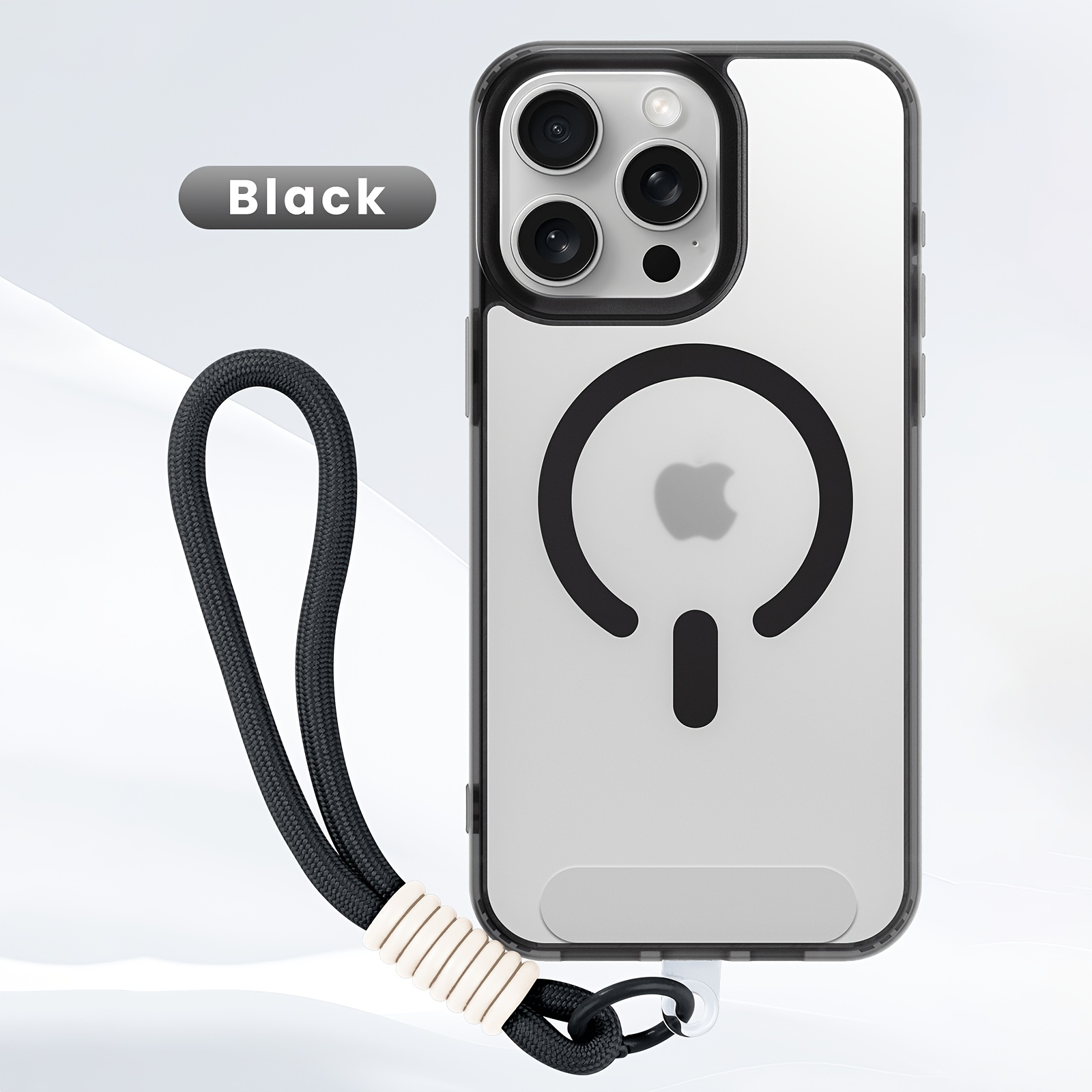 TEMU Phone Case: 1-piece High-quality Translucent Frosted Magnetic Phone Case, Suitable For Iphone 17, 17 Air, 17 Pro, 17 Pro Max / Iphone 16 / 15 /