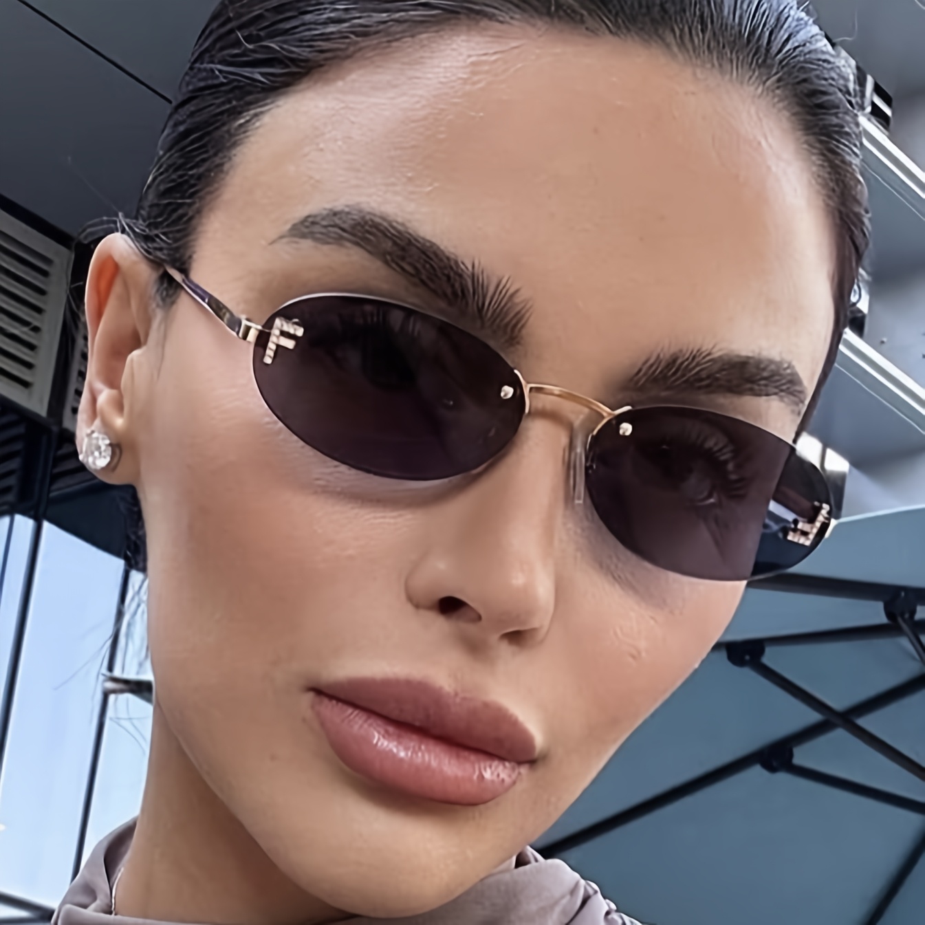 1 pair women vintage y2k round oval eyeglasses small frame minimalist glasses suitable for daily wear   for modern outfits