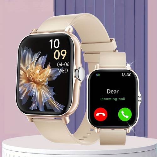 1 83 inch smart watch for men and women wireless call watch with app message notification calculator alarm clock over 100 sports high watch suitable for casual daily wear