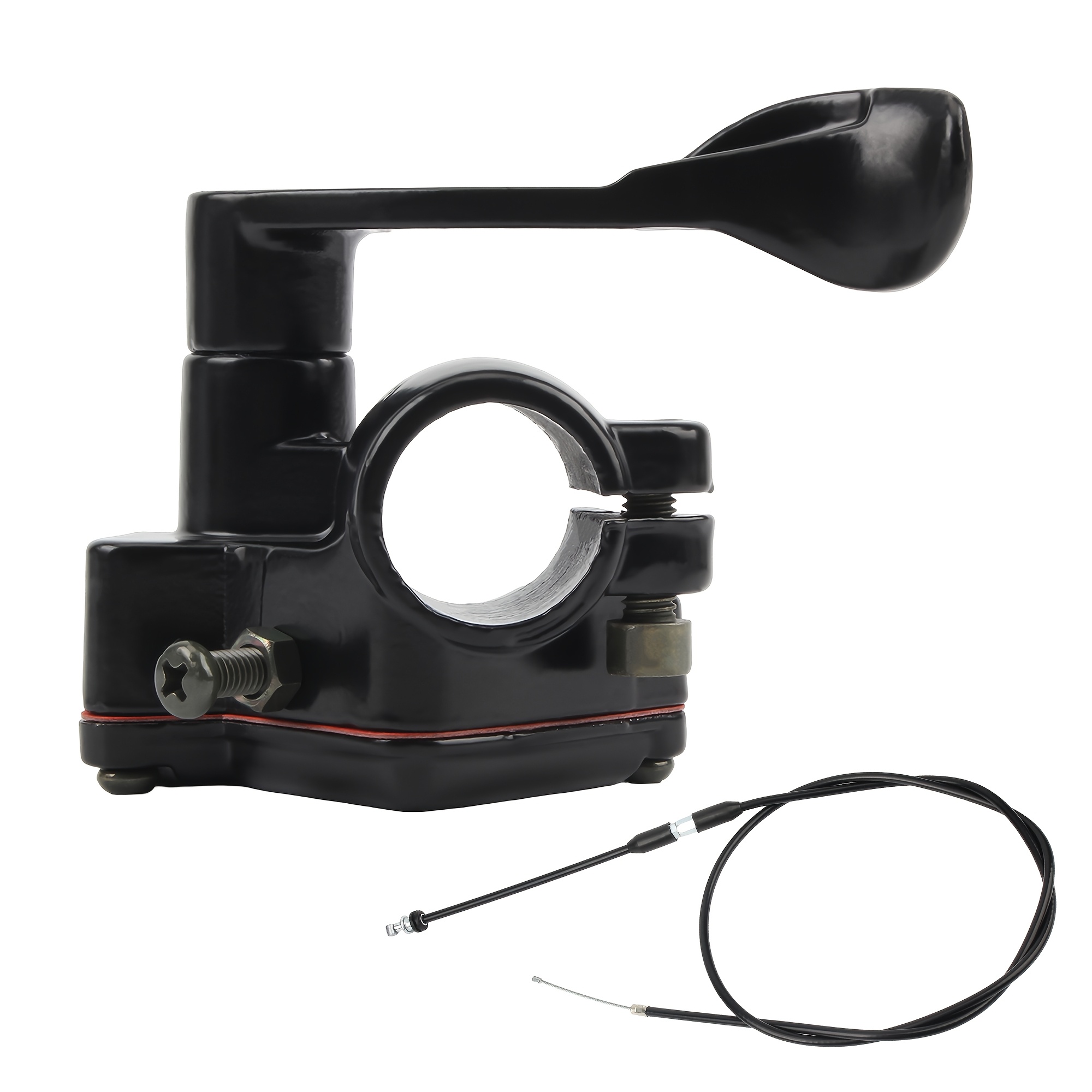 TEMU Motorcycle Atv 7/8 Inch 22mm Throttle Lever Thumb Controller Accelerator With Throttle Cable Assembly For Dirt Bike For For For Kawasaki