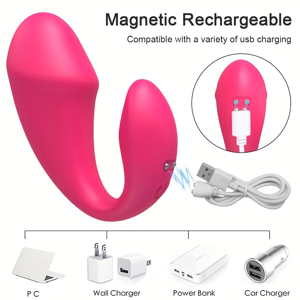 - dual-motoren g-punkt- - , tragbarer vibrations-pantie-massager mit 9 klassischen vibrationsmodi, erwachsenen-anal-sexspielzeug silikon-  vagina  -stimulator für frauen paar Produktdetails 3