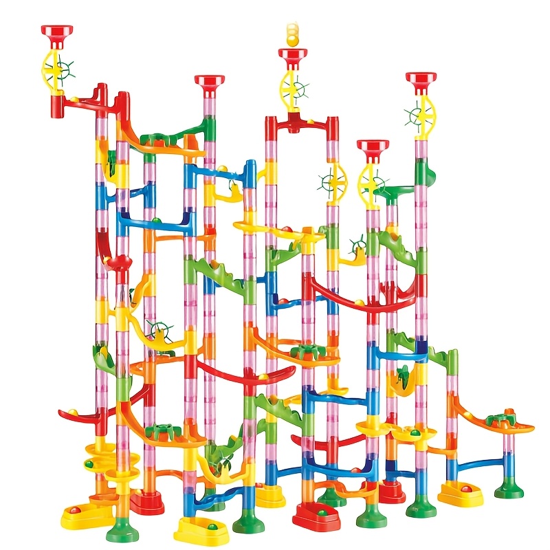 Building Blocks 3d Track Toy Kids' Educational Assembly Maze Pipe Blocks (232pcs)