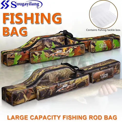 camo fishing pole case Fire Orange with Camo Bag floatable neoprene prevents tip breakage and guide damage during trailering and boat travel Doorslay Fishing Rod Case