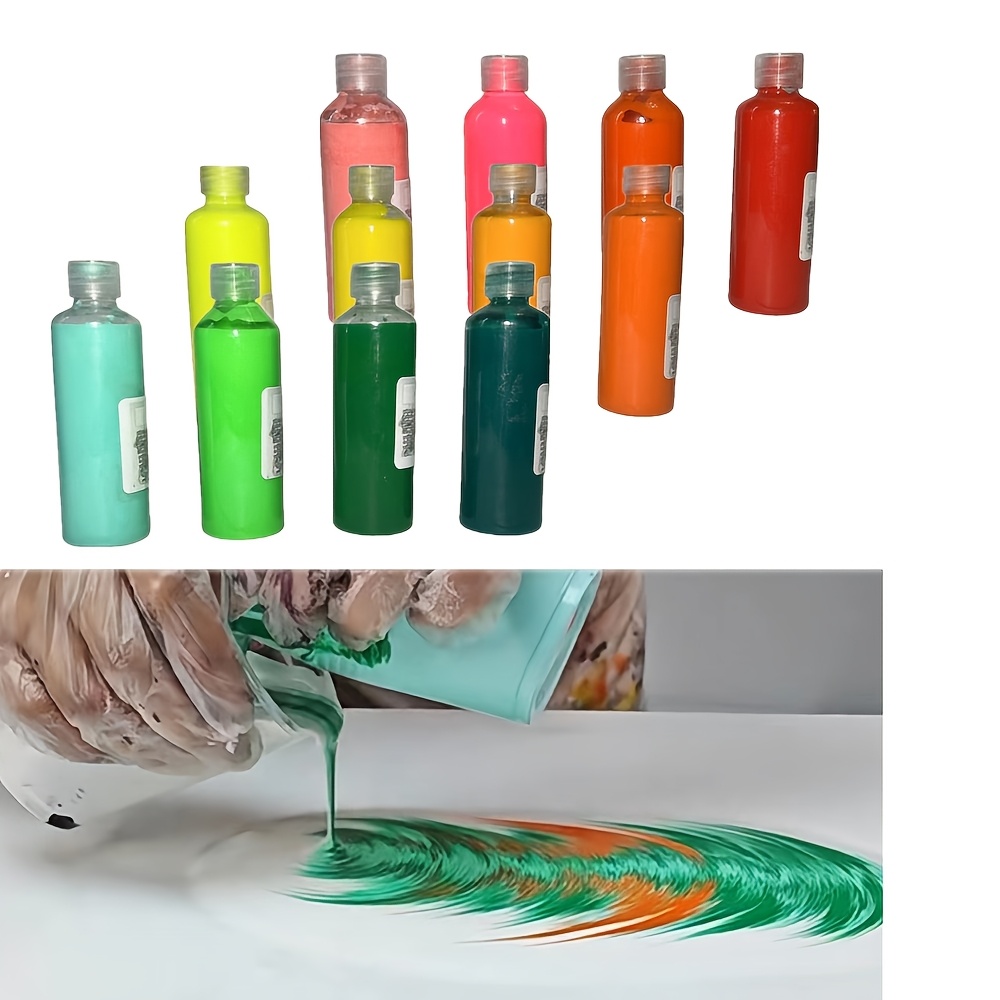 

1 Bottle Acrylic Fluid Paint, 100ml/3.38fl.oz, Waterproof & Sunscreen, Ideal For Wood, Rock, Gesso, Art Boards, Cell Phone Cases, Multi-surface Crafts & Graffiti