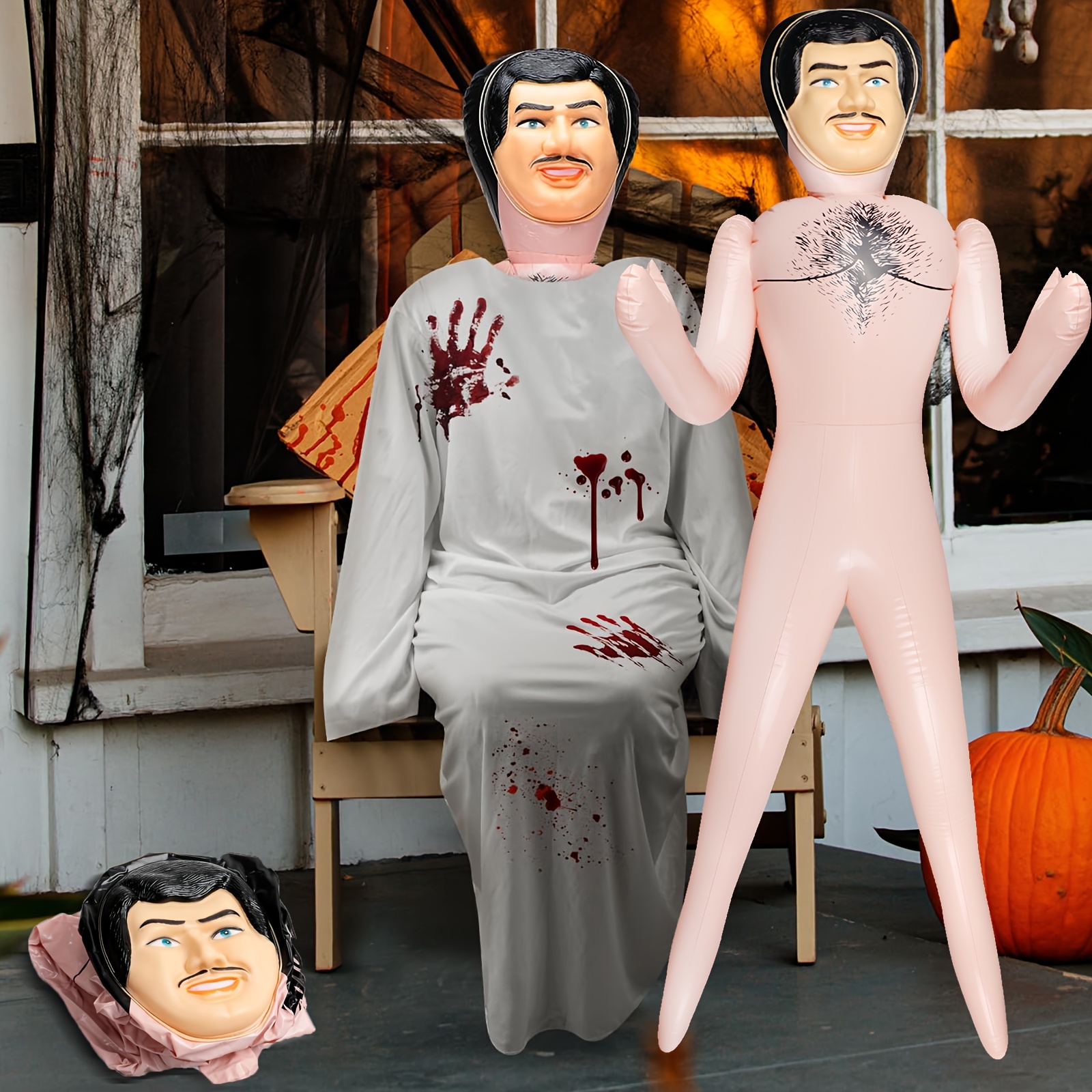 inflatable blow mannequin perfect adult parties halloween Temu