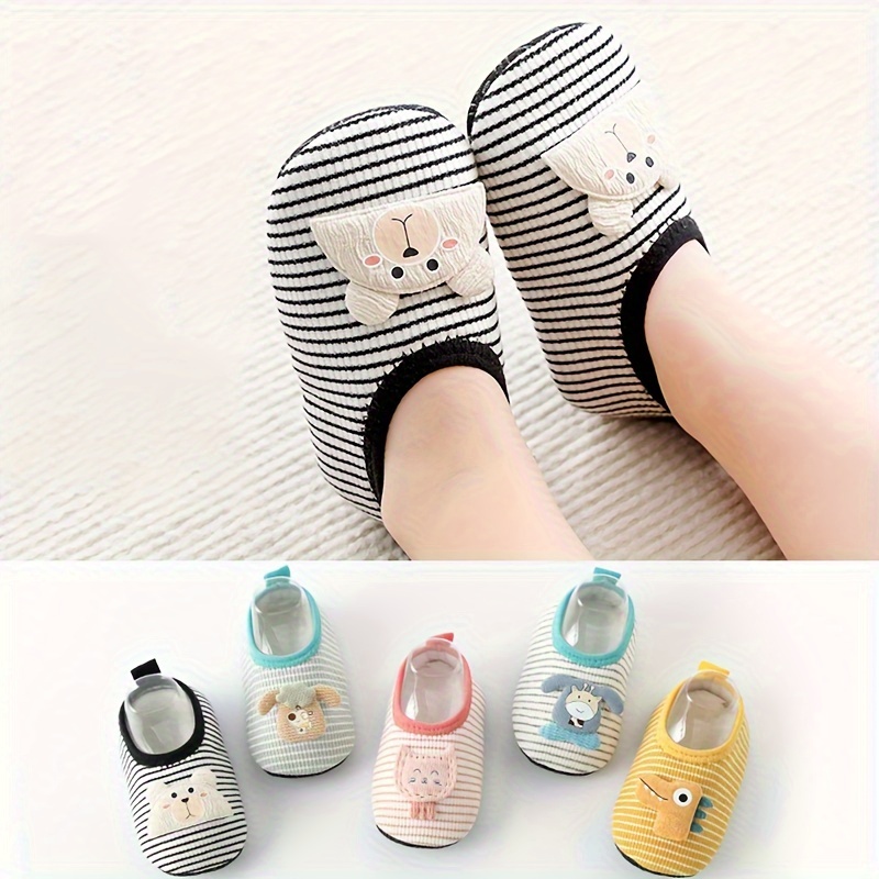boys slip loose fit animal print cartoon socks soft fabric Temu