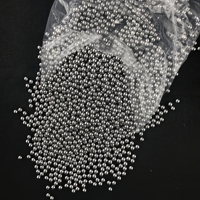 

1000pcs High Carbon Steel Balls, 3mm/3.5mm/4mm/4.5mm - Polished For Industrial Use