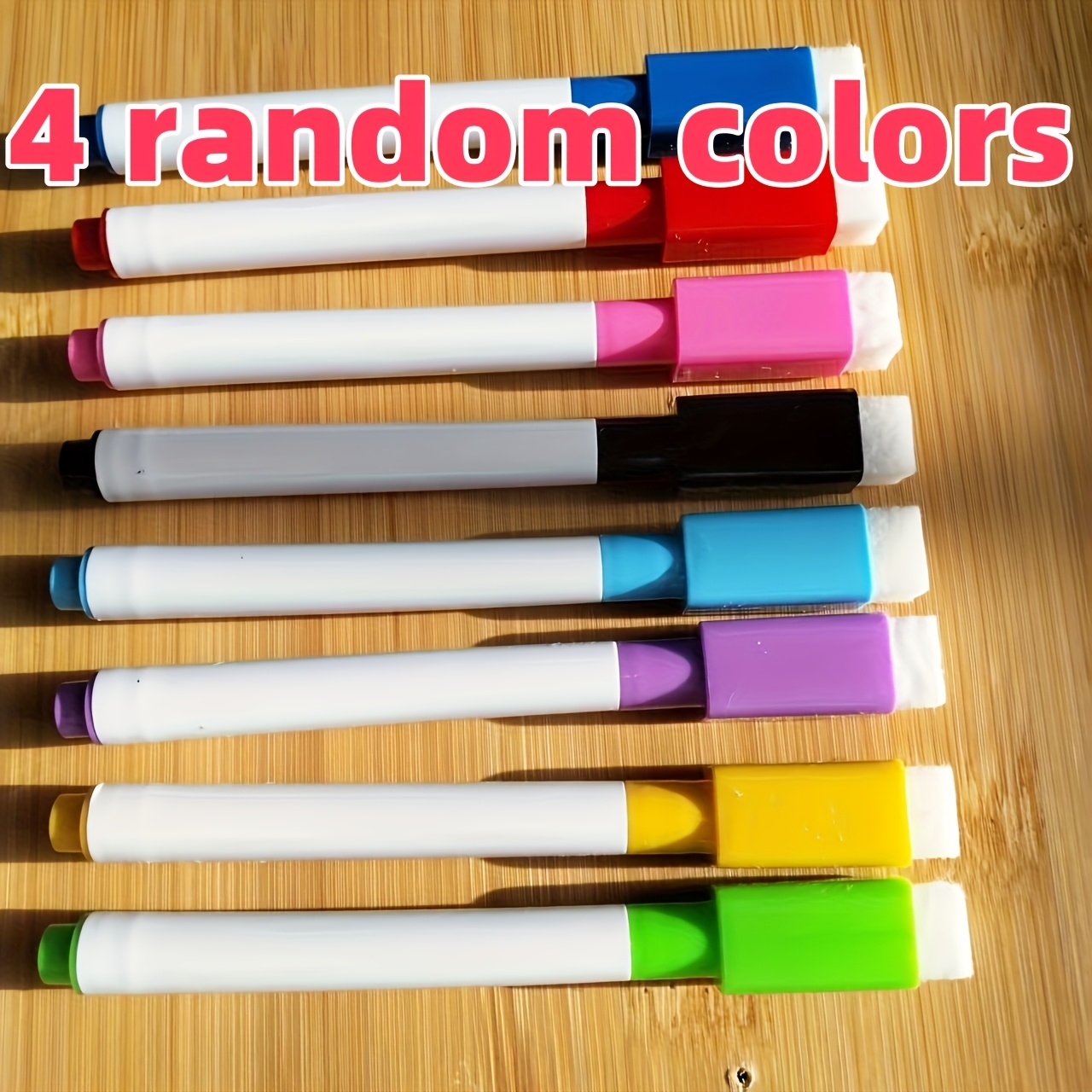 4- With Erasable And Washable And Whiteboard Pen With Water-based Brush, Holiday Gifts.