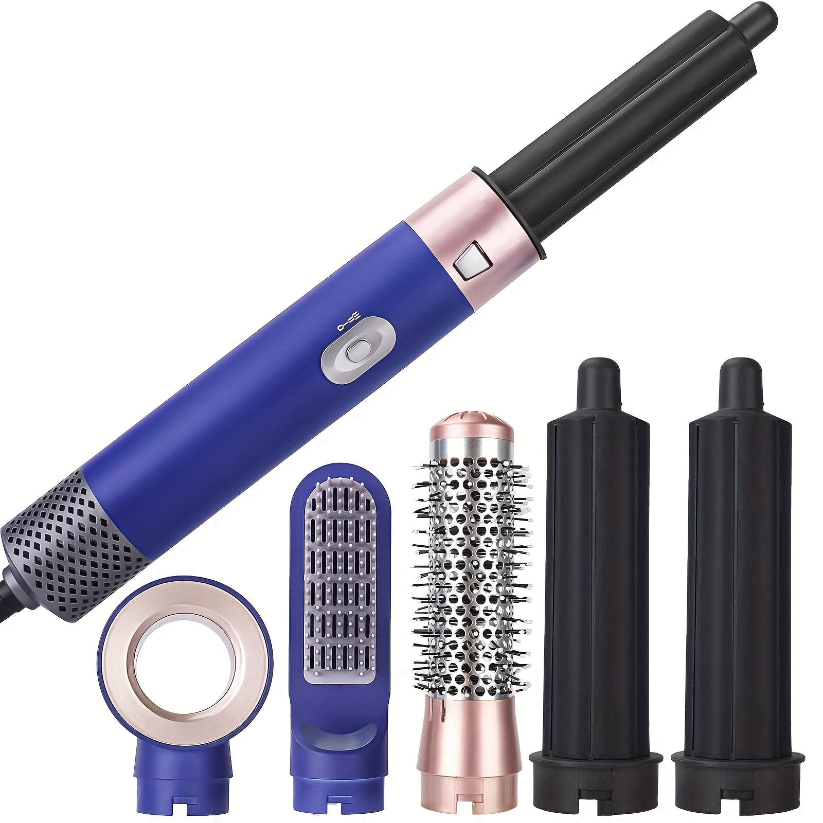 

Professional Hair Dryer Brush Set - 1 Step Hot For Fast Drying, Curling, Straightening, And Combing