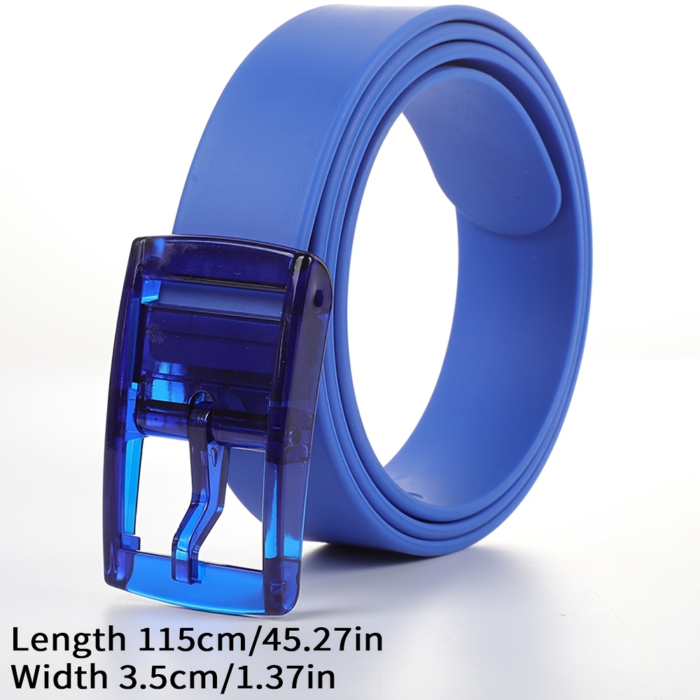 Colorful Silicone Belt with Needle Buckle for Couples