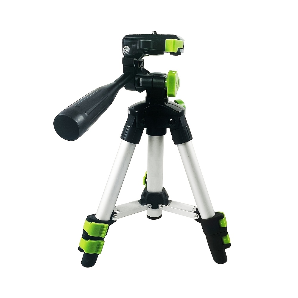 

Adjustable Height Aluminum Tripod For Laser Level, Portable 3-way Rotating Head With 1/4"-20 Screw Mount, Mini Multifunctional Tripod With Vials, No Electricity Or Battery Needed