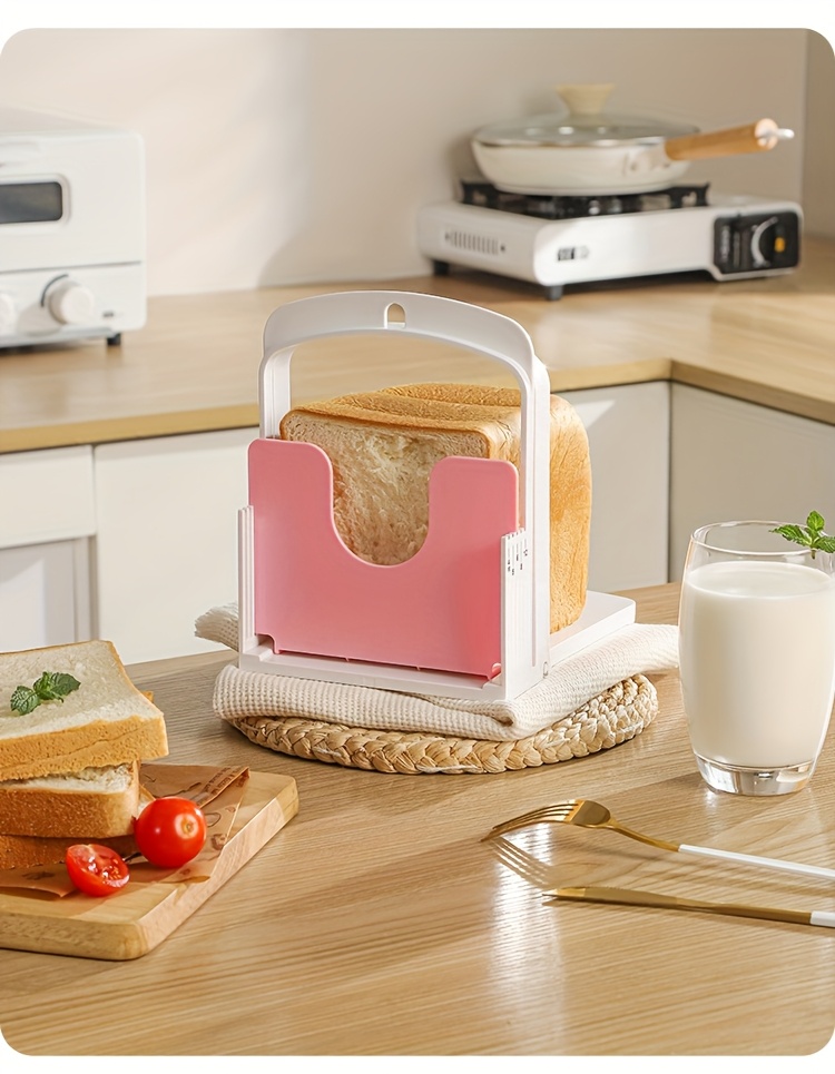 1pc japanese manual bread slicer adjustable thickness square blade non electric handheld bread cutter for   toast sandwich slicing details 3