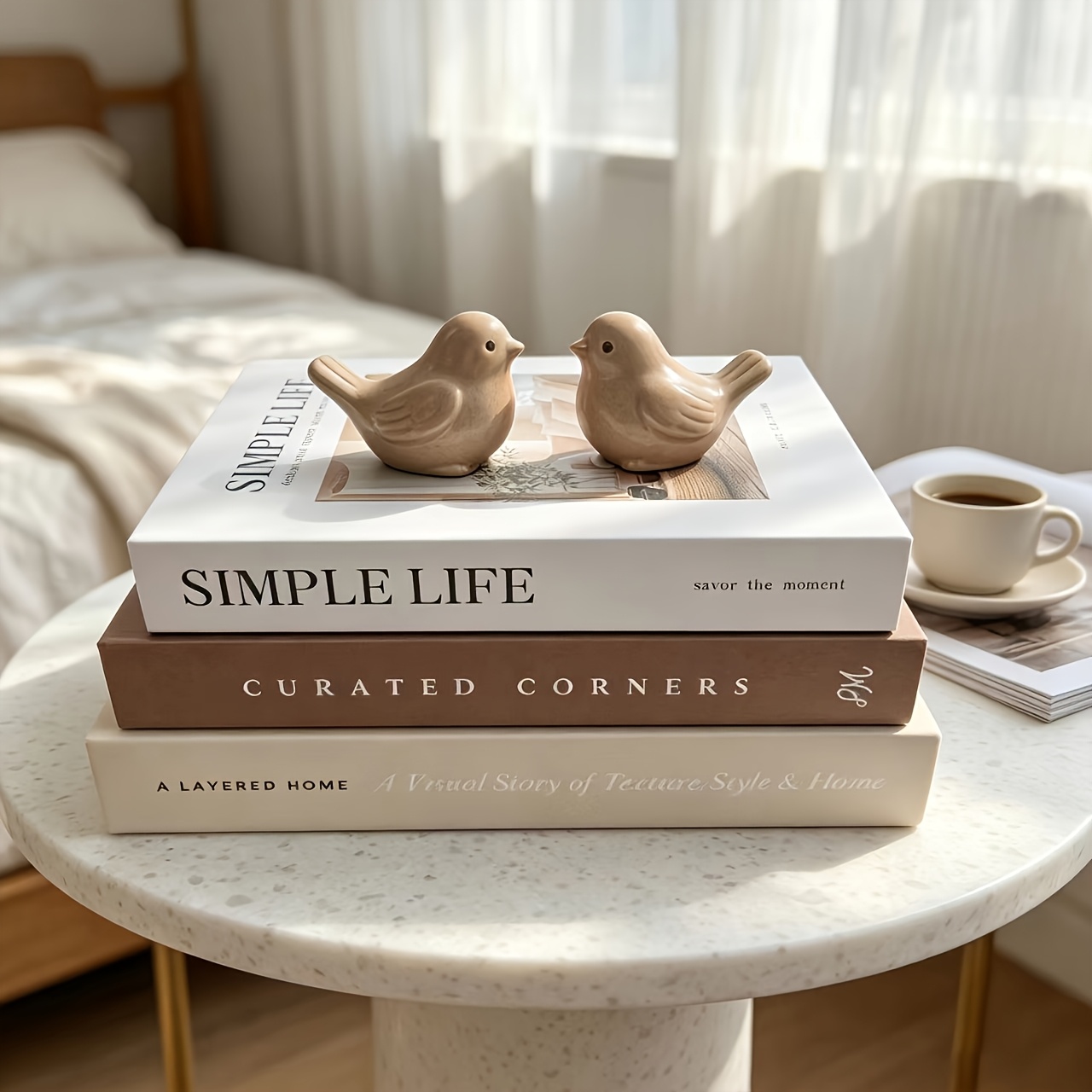TEMU 3 stuks Imitatie Linnen Decoratieve Nepboeken, Stapelbare Boeken, Decoratieve Boeken voor Salontafel, Bureau Ornamenten, Decoratieve Prop Boeken
