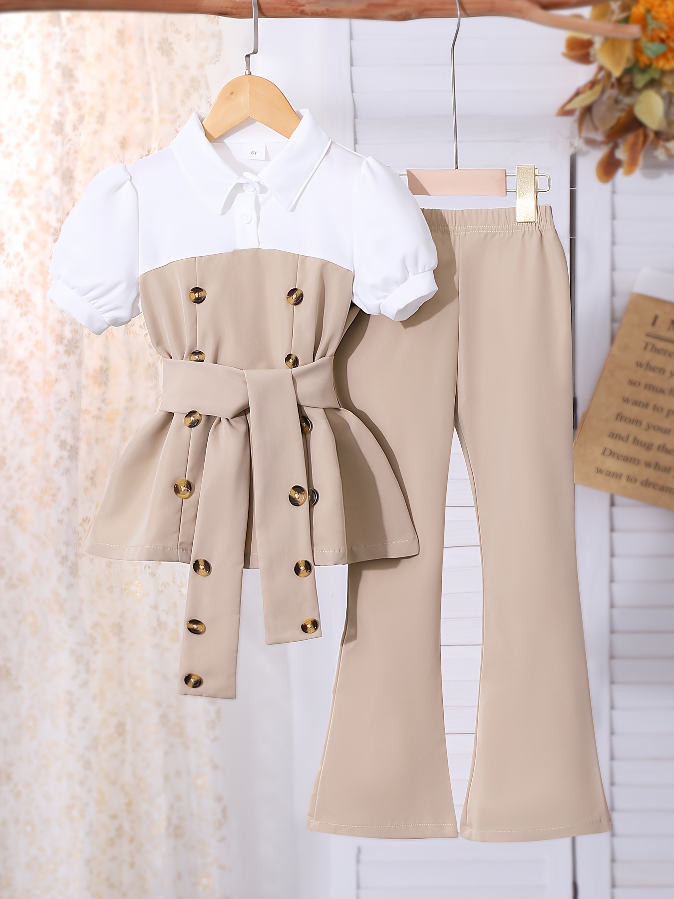 Herfst Comfortabele Meisjes Casual Broek Set