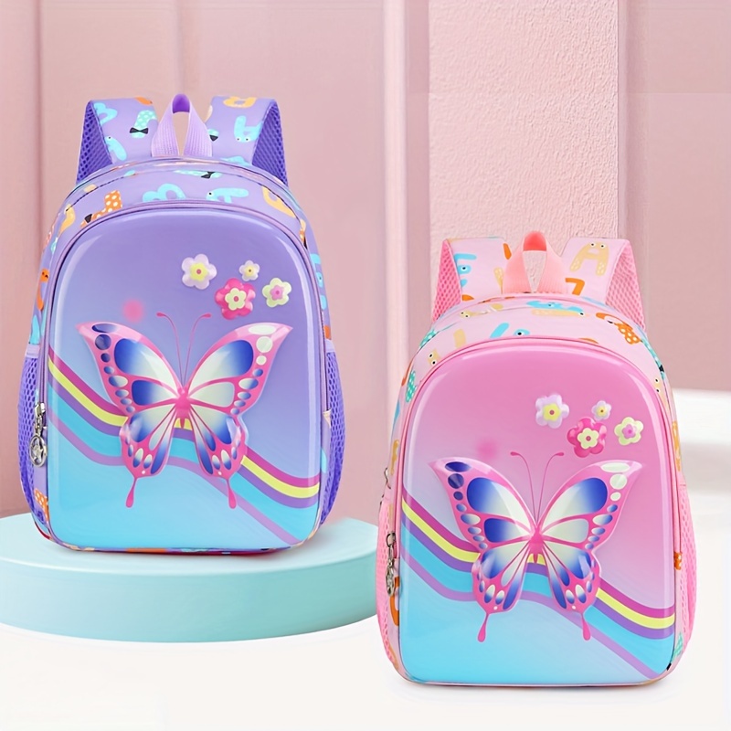 adorable lightweight small backpacks for girls reducing the burden on the spine cartoon girls hard shell waterproof backpacks details 0