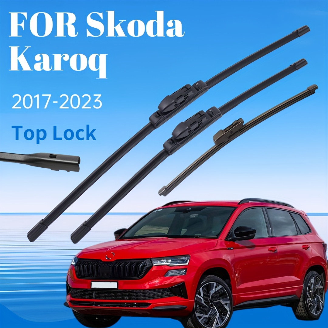 Image of A Set Of Front And Rear Wiper Suitable For The For From 2017 To 2023, Including 26-inch, 18-inch, And 13-inch , Designed For Use