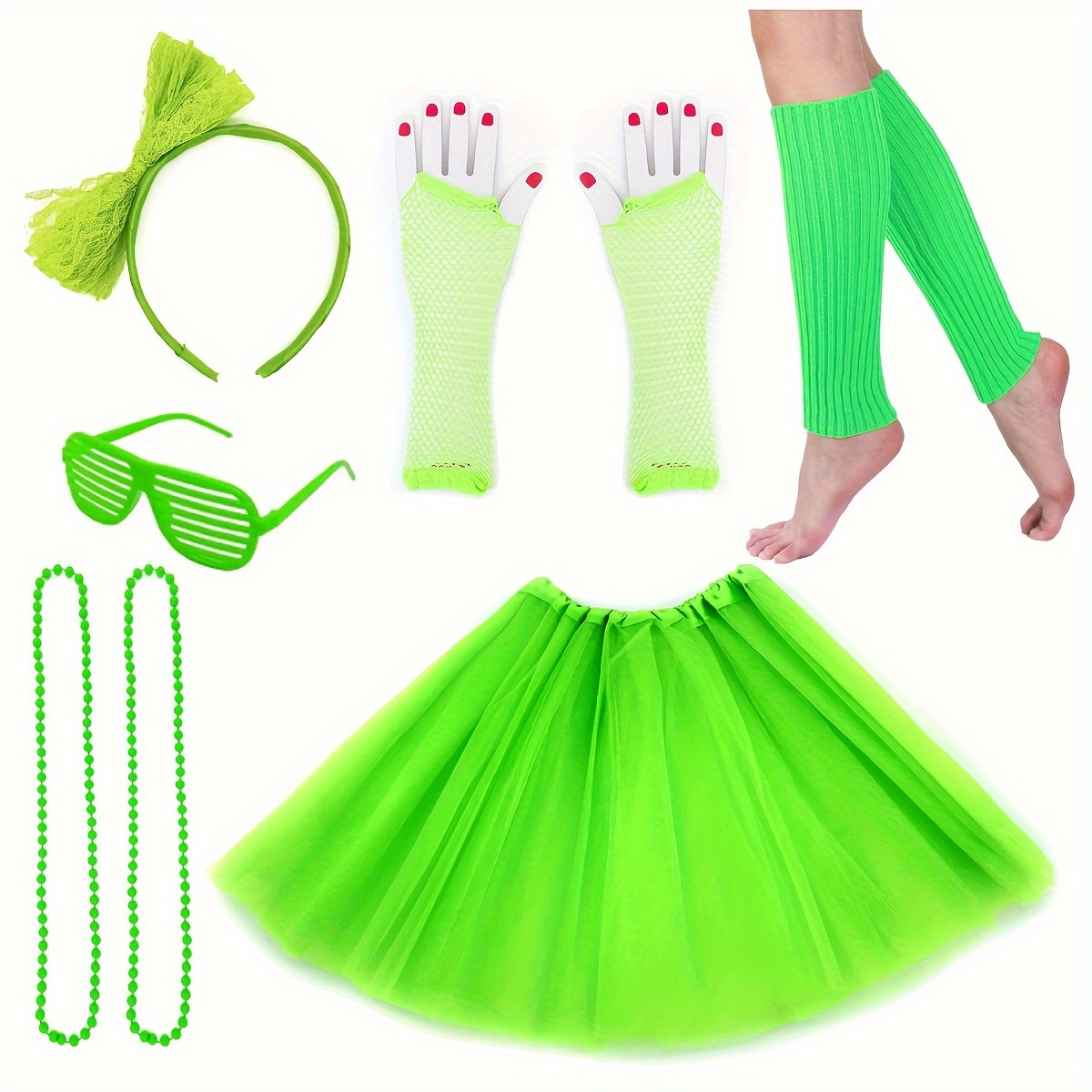 lime green fishnet dress Got U Hooked Women's Neon Green Fishnet Dress – Rave Wonderland main image 1