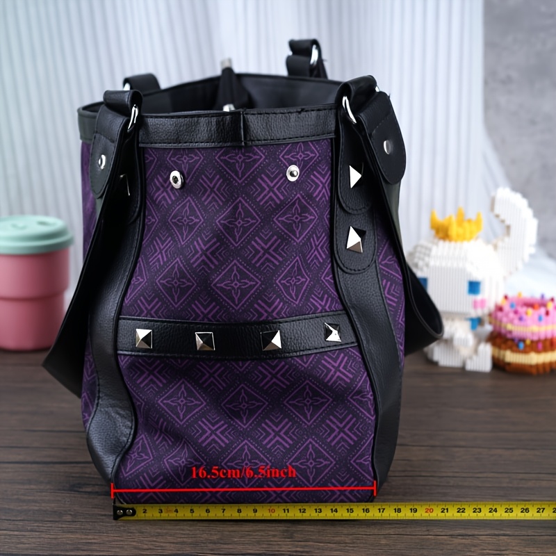 y2k grunge vintage handbag モード系 designer Retro Grunge Bag – Y2K Stars Canvas Shoulder Bag for Girls