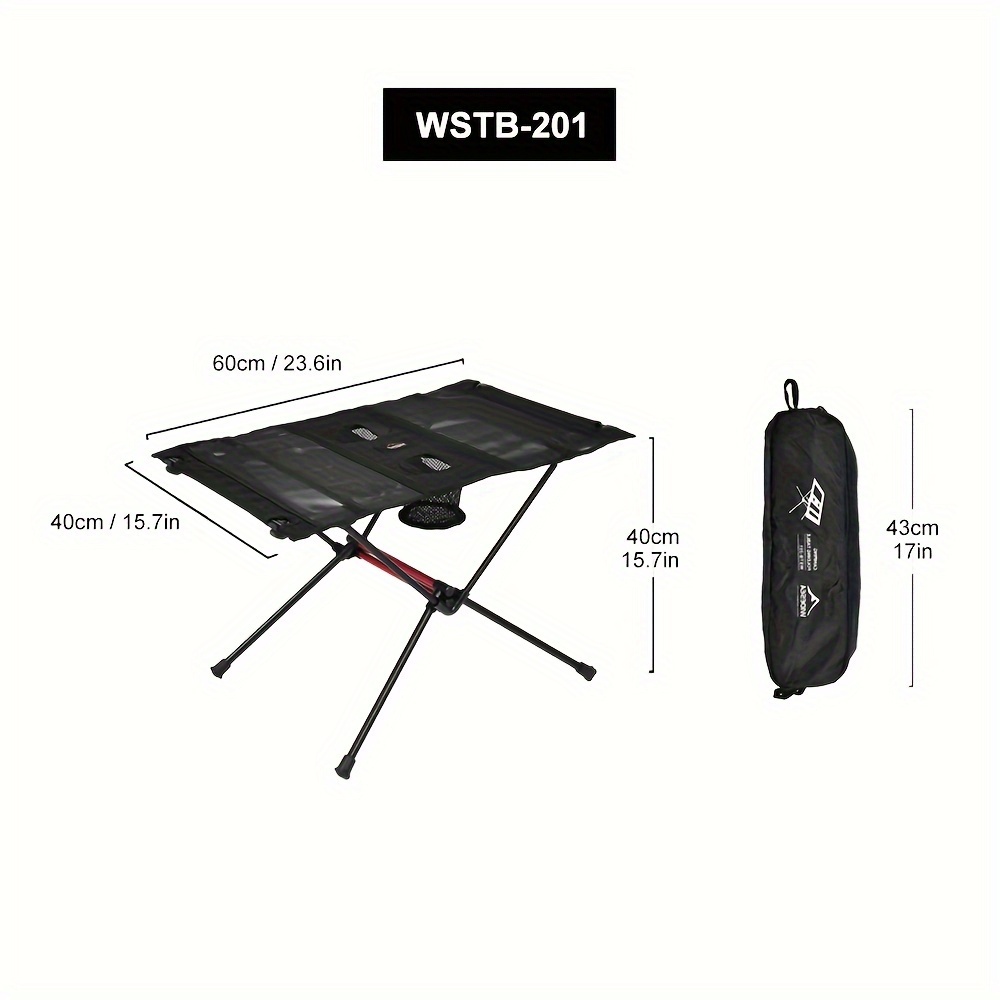   camping table foldable mesh desktop outdoor portable ultralight table for fishing picnic travel