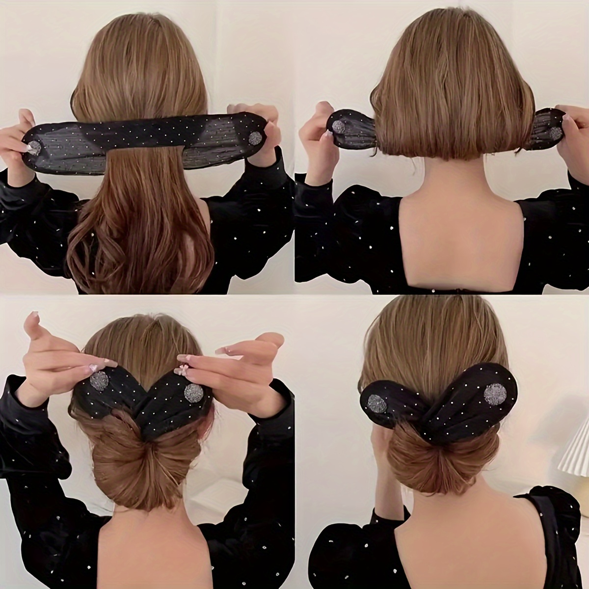 

Women's Glittering Bow Twist , For - 1 , Suitable For , Styling Tool &