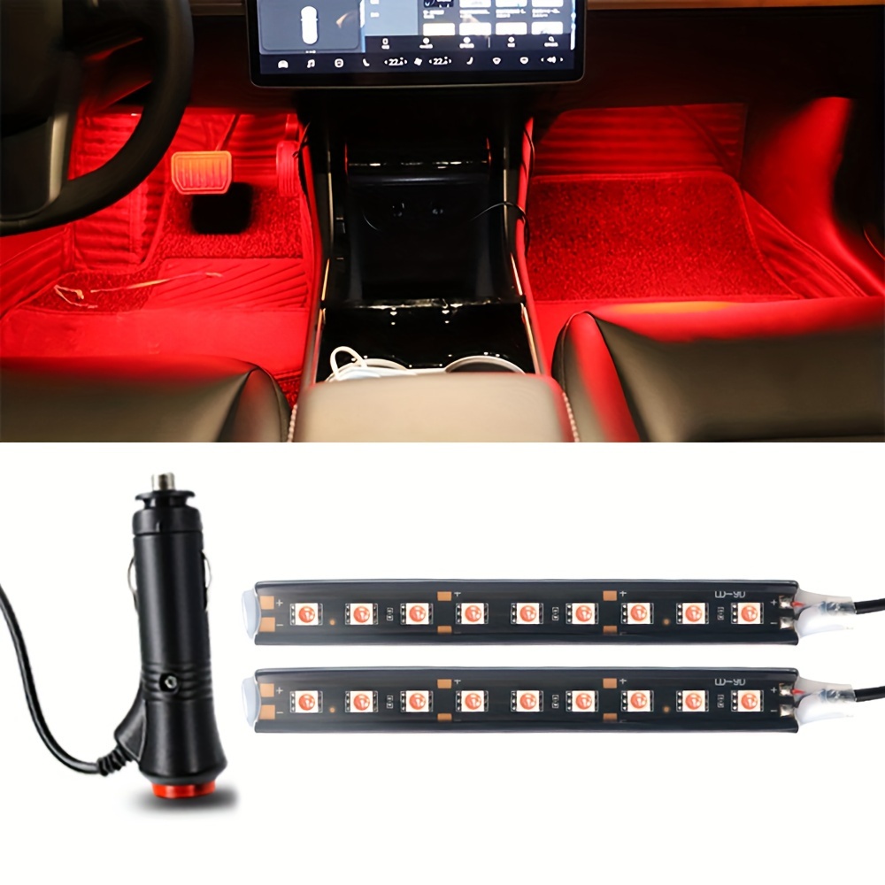 car led interior lights dash atmosphere neon decorative Temu Canada