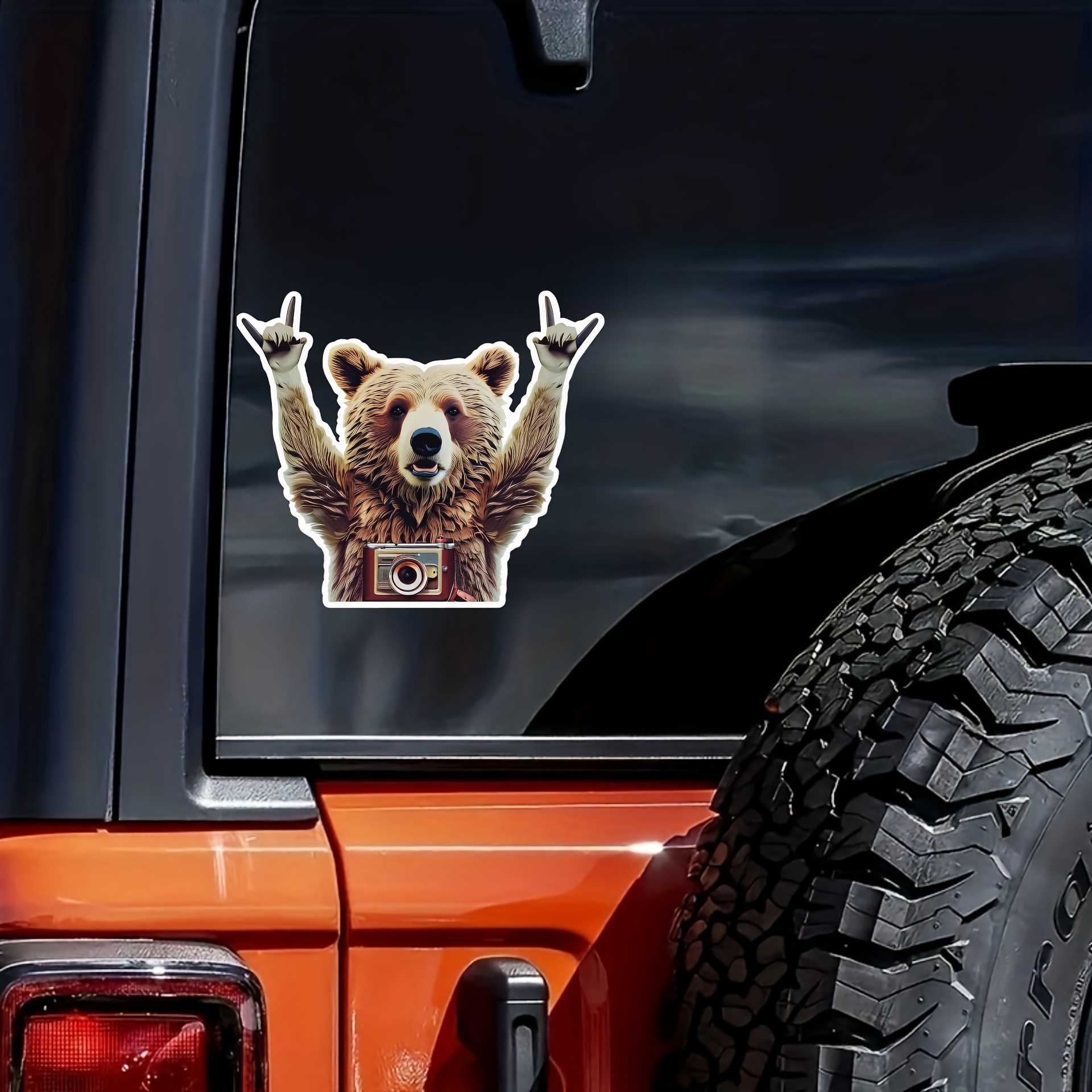 Durable Raccoon Decal Weather resistant Pvc Sticker Cars - Temu