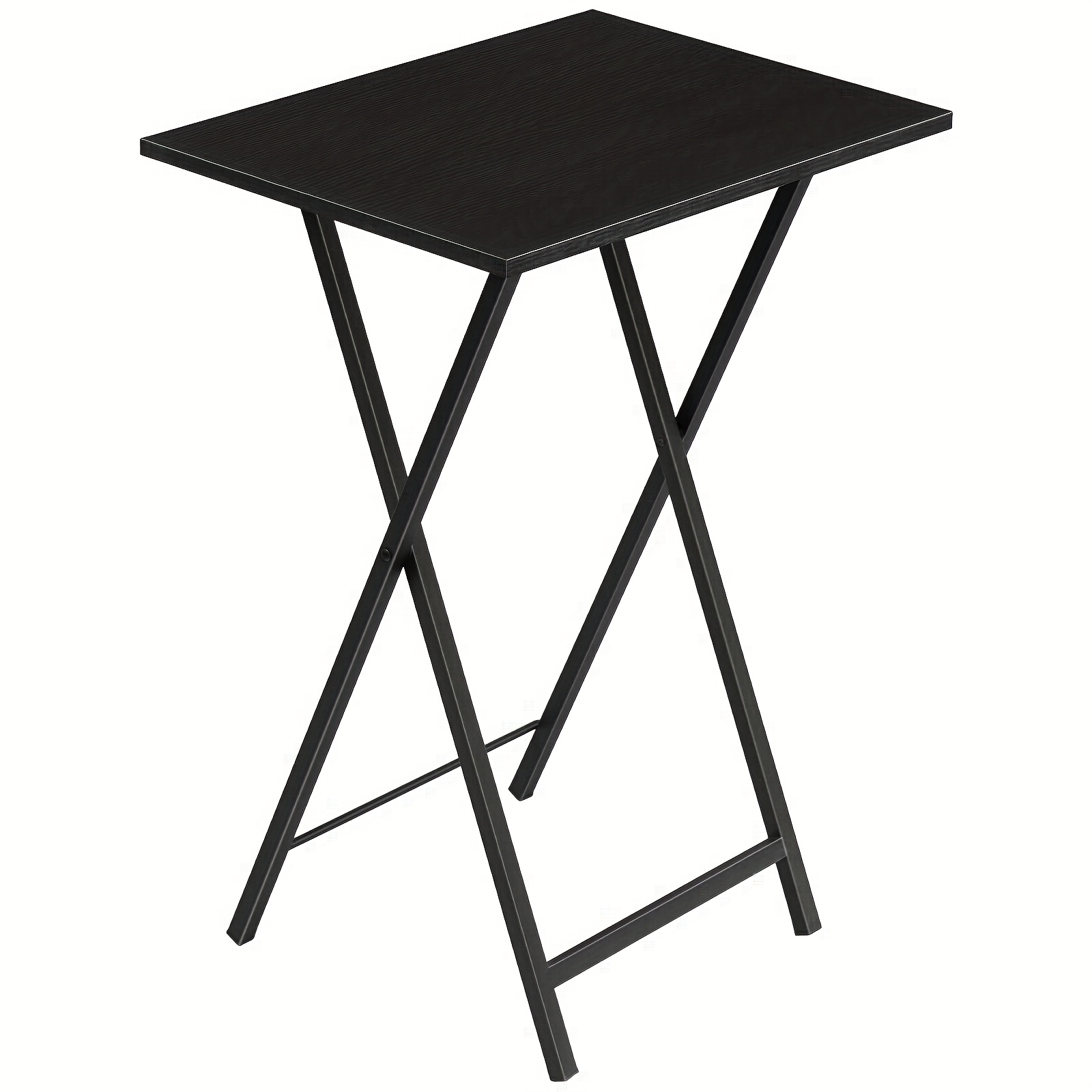 Image of Industrial Style Small Coffee Table, Folding Side Table, Tv Cabinet, Low Table Suitable For Small Spaces, Universal For Living Room And Bedroom, Black