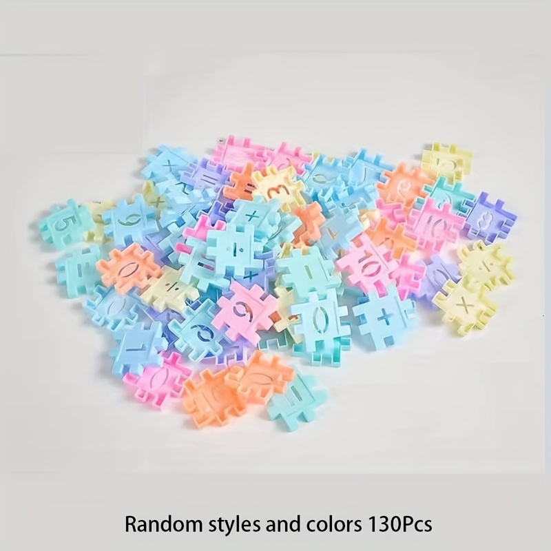 130pcs Kids' Building Blocks Toy Set Educational Creative Connector