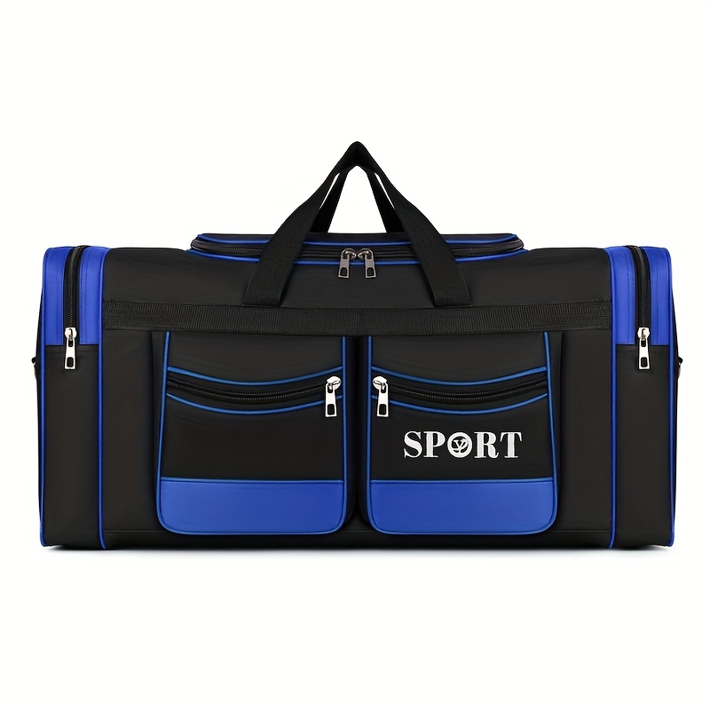 mens large handbag tote bag 1pc solid color practical large - Temu