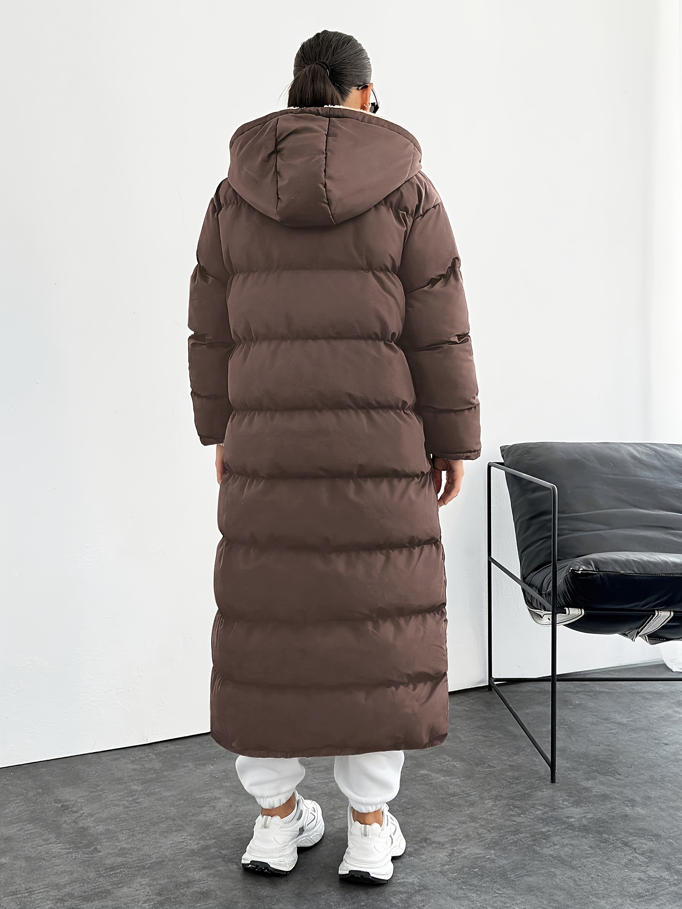 Long Puffer Jacket Next Padded Long Coat Down Jacket Womens Extra