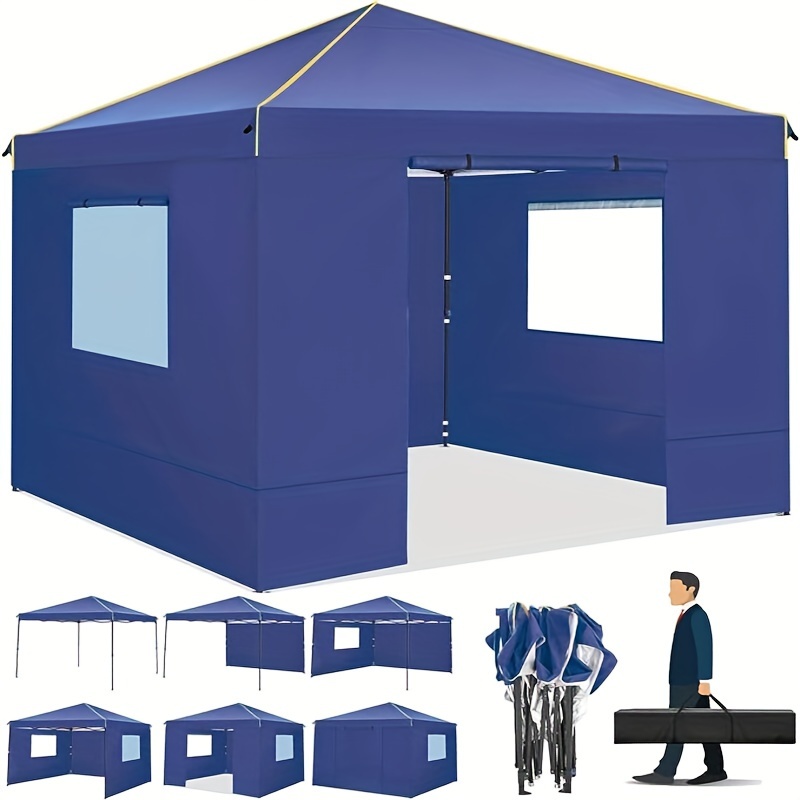 

3x3m Pop-up Tent For Camping, Easy To Set Up, Design, Waterproof And Uv-resistant, Sturdy And , Suitable For Outdoor Use