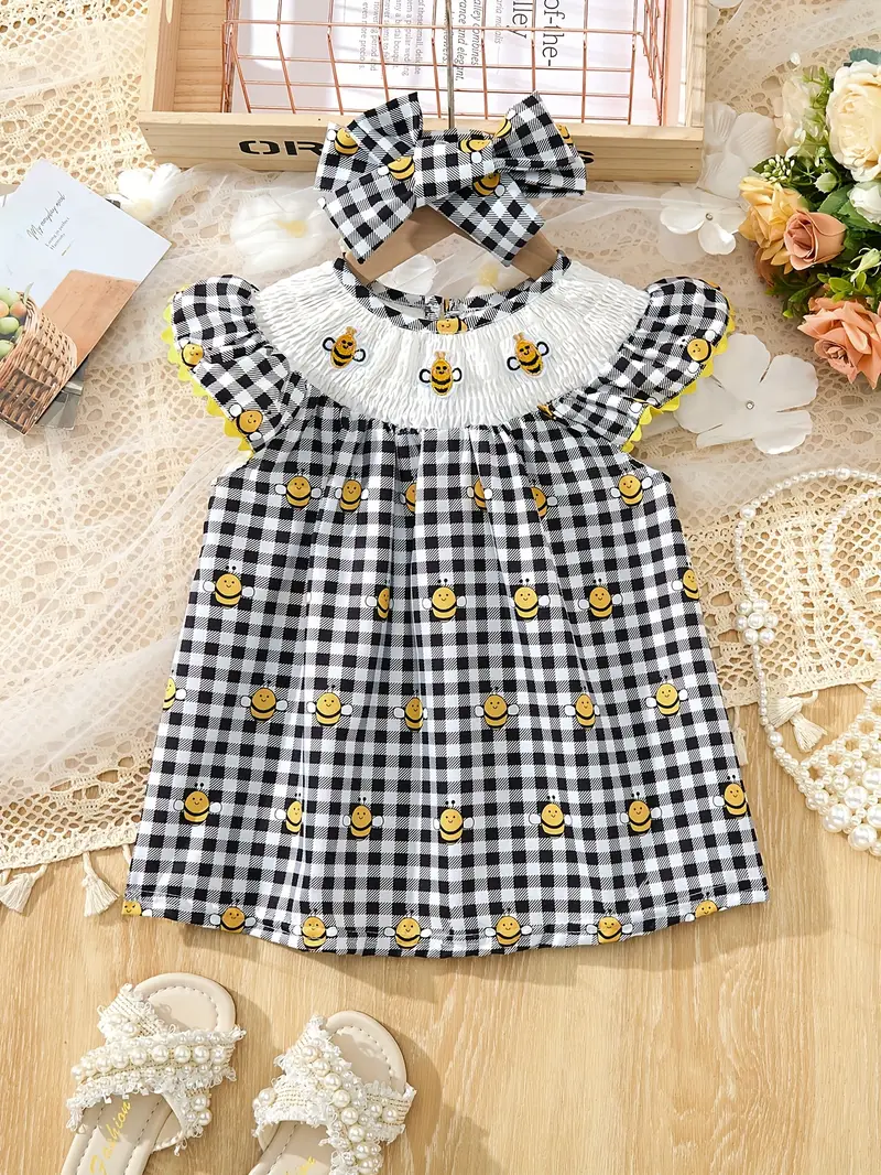 2pcs set girls bee embroidered dress matching - Temu United Arab Emirates 2pcs set girls bee embroidered dress matching - Temu United Arab Emirates