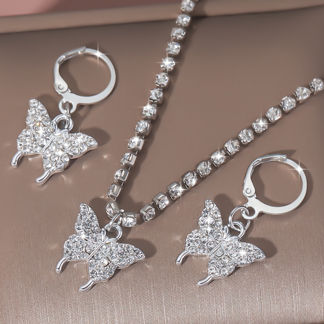 Vintage Boho Butterfly Jewelry Set for Women