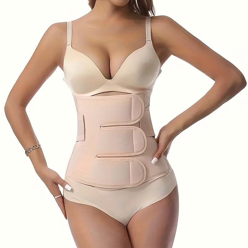 Ceinture abdominale post-* bande élastique pour le ventre après  accouchement naturel ou césarienne de soutien post-grossesse réglable, be