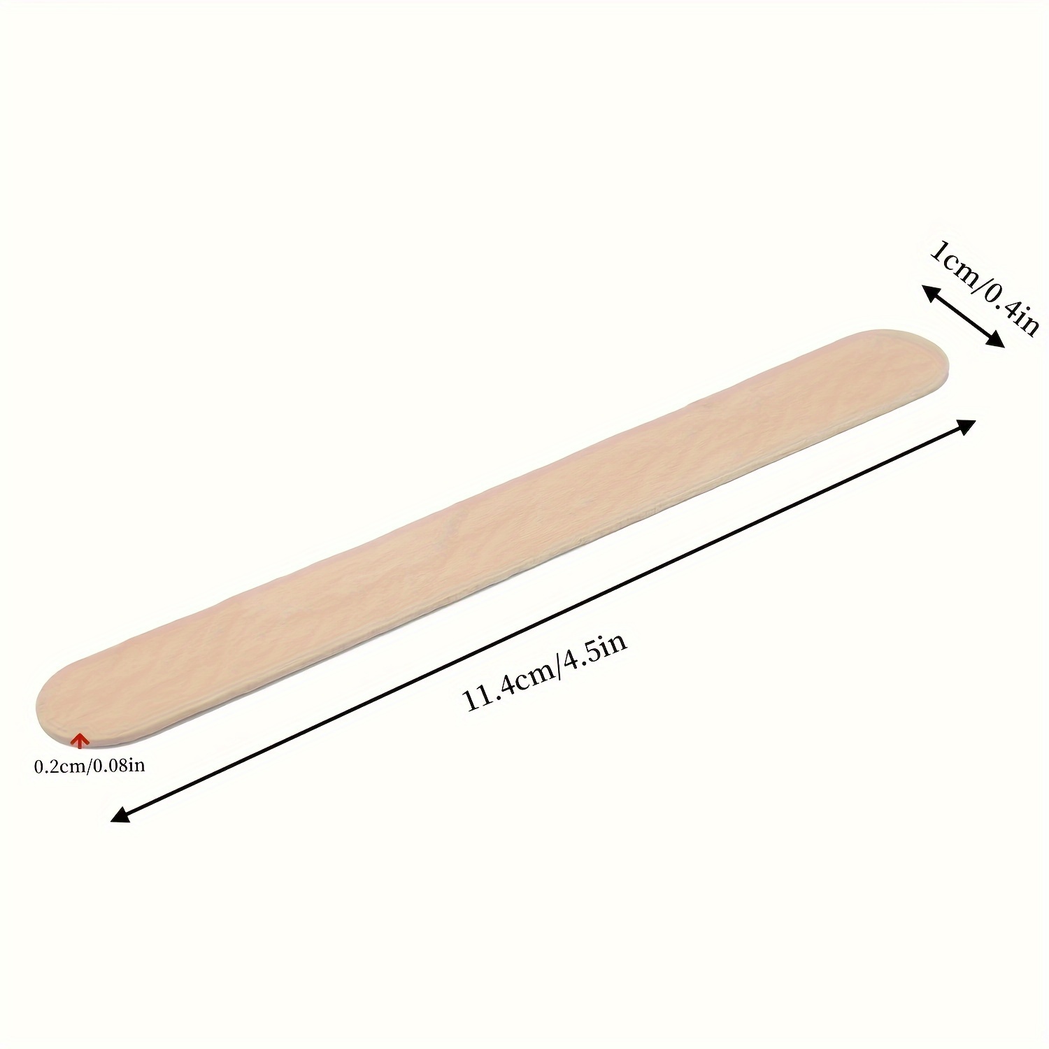 100pcs/50pcs Natural Wood Waxing Sticks for Precise Hair Removal and Smooth Skin - Perfect for Spa and Home Use, DIY Handcrafted Wooden Sticks