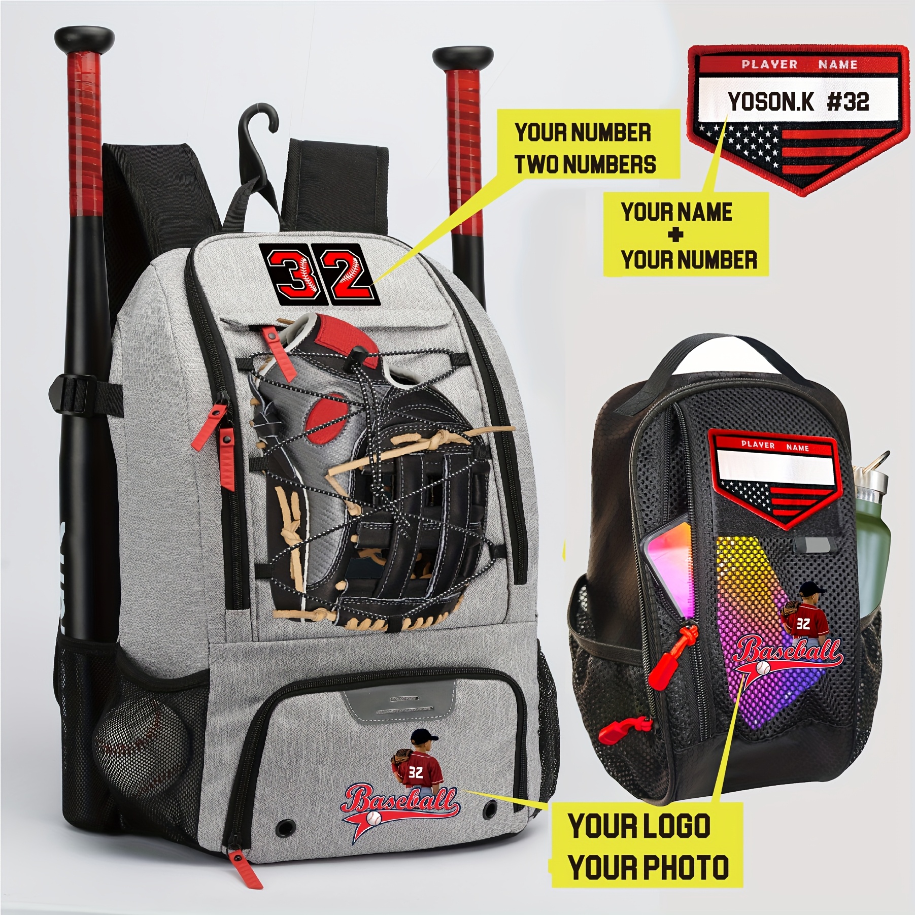 beisbol softbol mochila para baseball