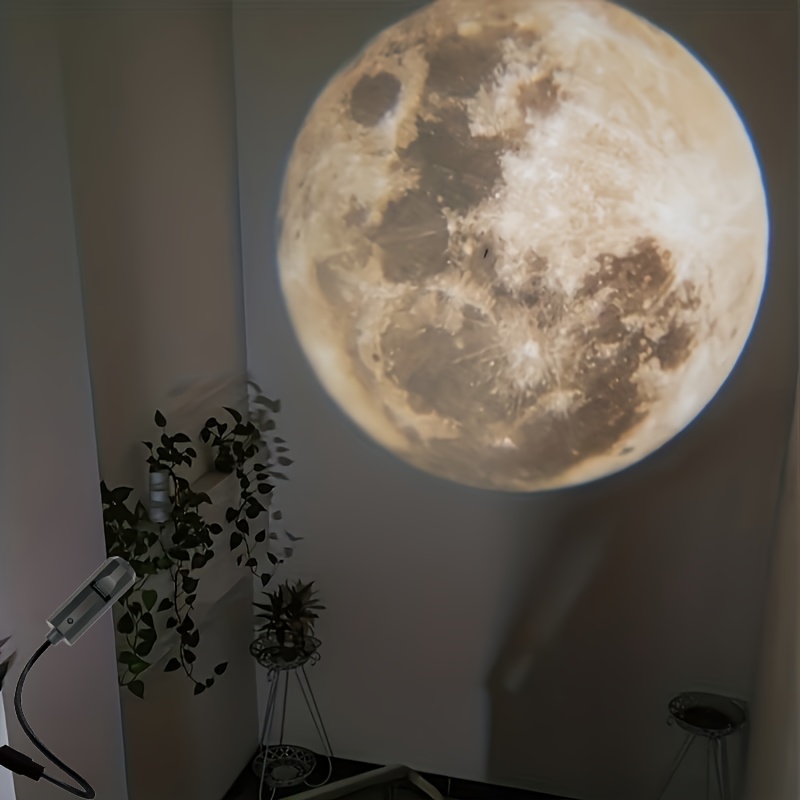 Projector With 10 Interchangeable Planet , Compact And Portable, 360° Rotating Projector, Suitable For Room Decoration Backgrounds, A Perfect Gift For Holiday Decorations
