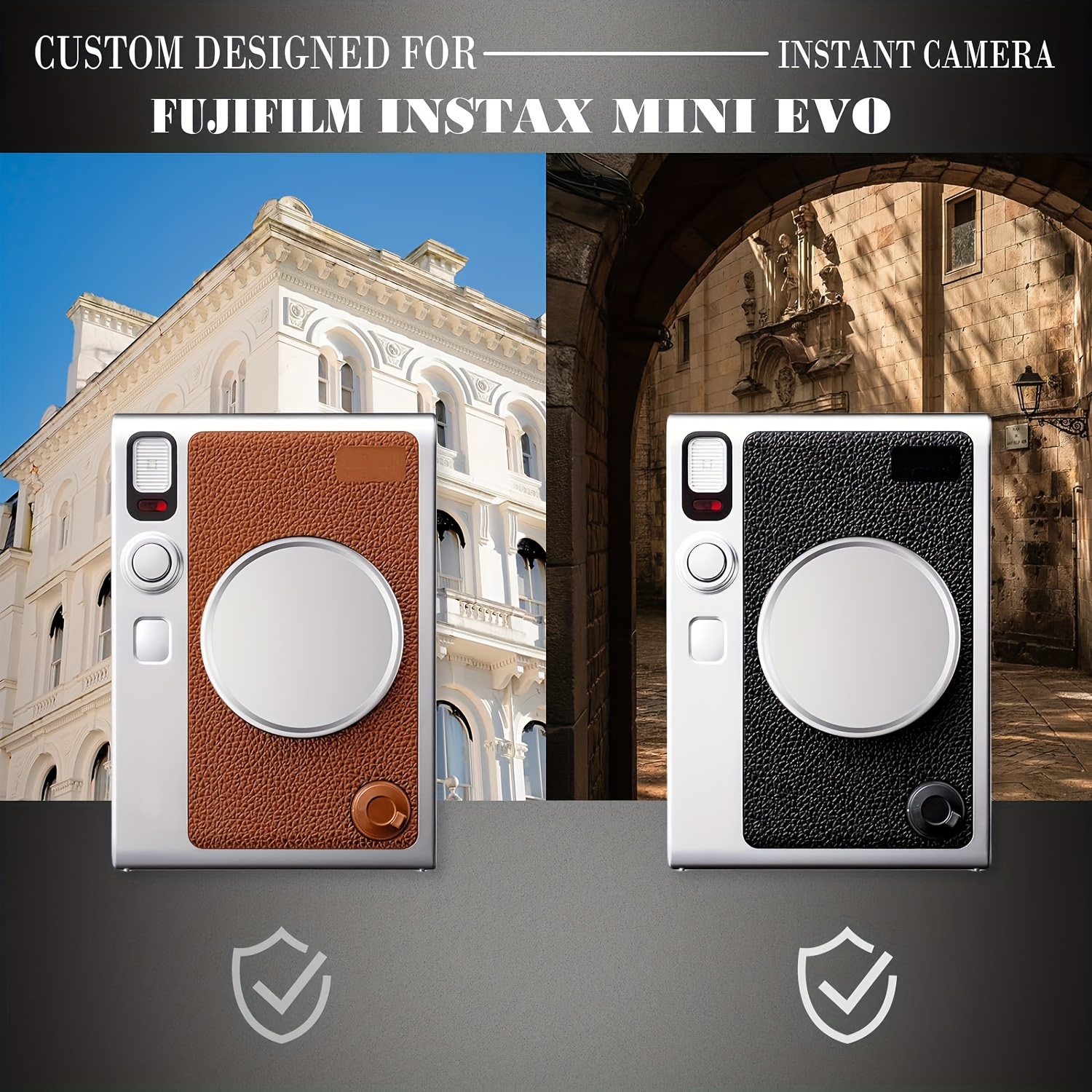 CAIYOULE Custodia per fotocamera Fujifilm Instax Mini EVO, Fuji Mini