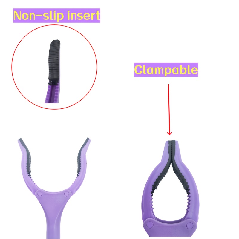 upgrade 35 5 grabber reacher tool 360 rotating head wide   foldable lightweight trash claw with comfortable grip litter picker for elderly pregnant women outdoor use ideal gift Product details 2