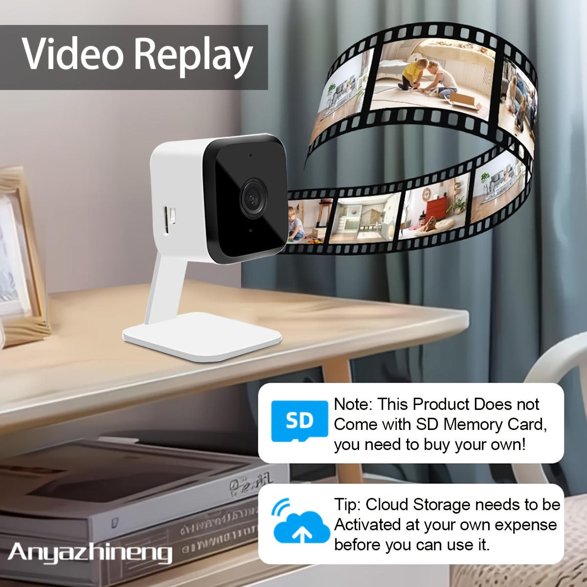 hd smart camera wireless camera baby monitor two way voice Temu